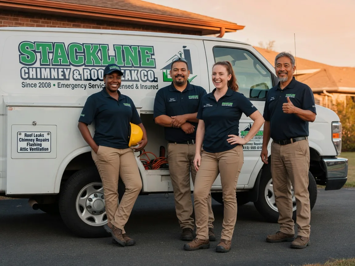 Chimney flashing repair company in Okemah, OK